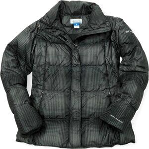 Columbia Gray Down Puffer  Winter Jacket Omni -Shield Women's Small